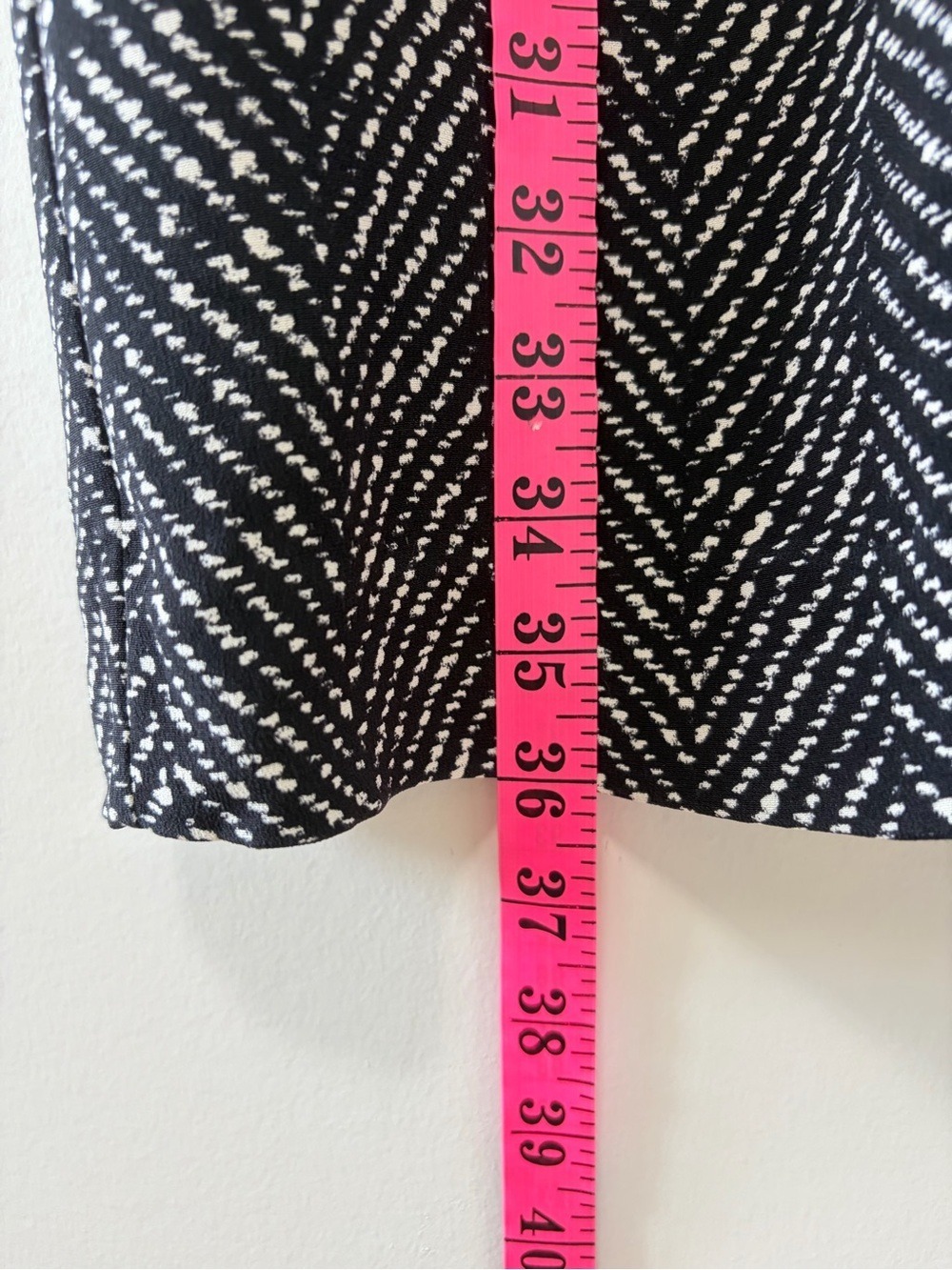 KATE SPADE 100% SILK HERRINGBONE TIE FRONT DRESS - Picture 14 of 16